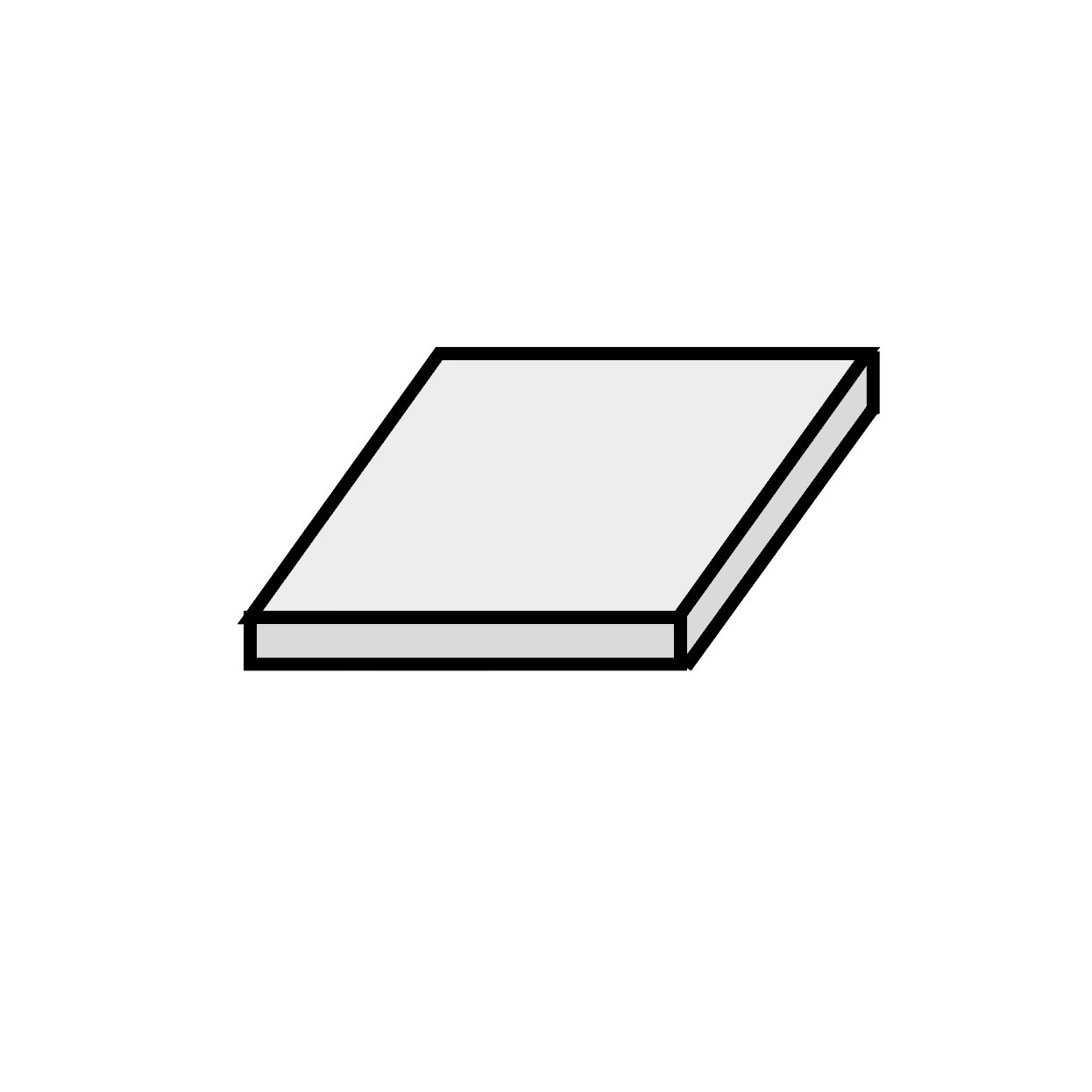 Mjuka PVC‑remsor, 2×2 st