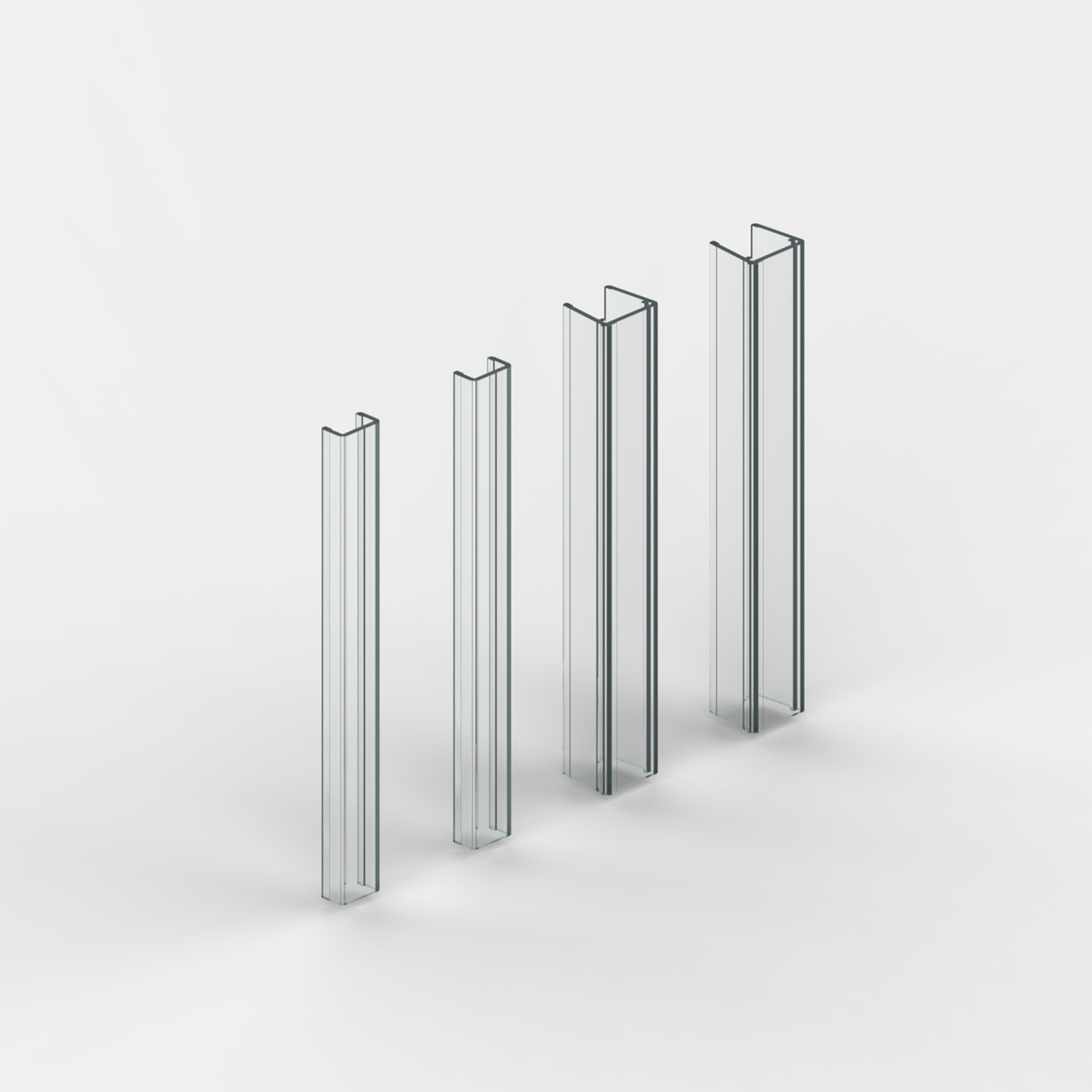 Glas­kantsskydd, set