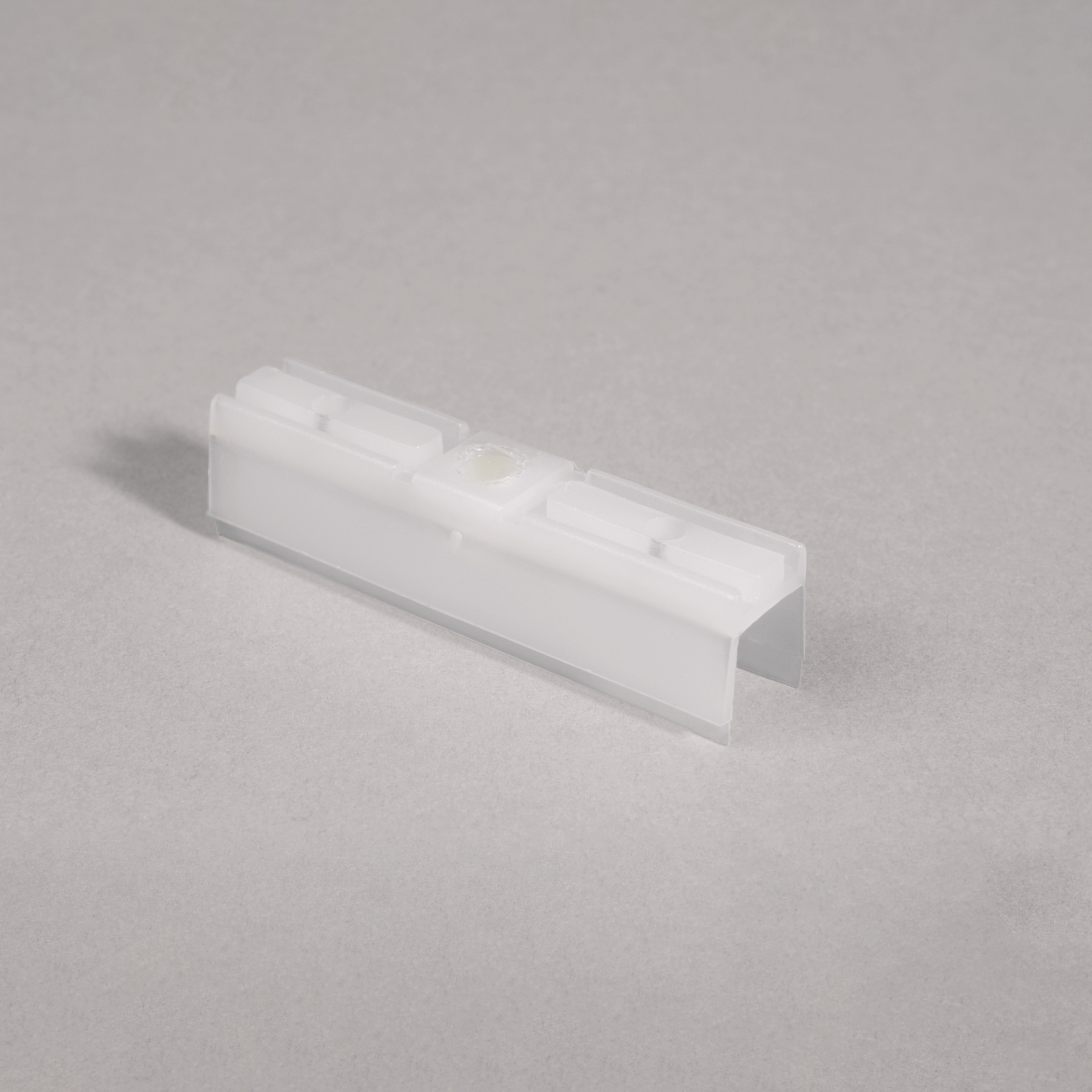Upphängt säkerhetsbeslag, natur, för 6 mm glas