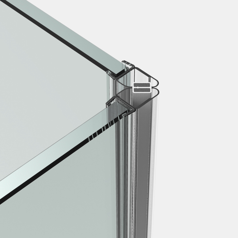 Magnetprofilset för 90° (2×45°)