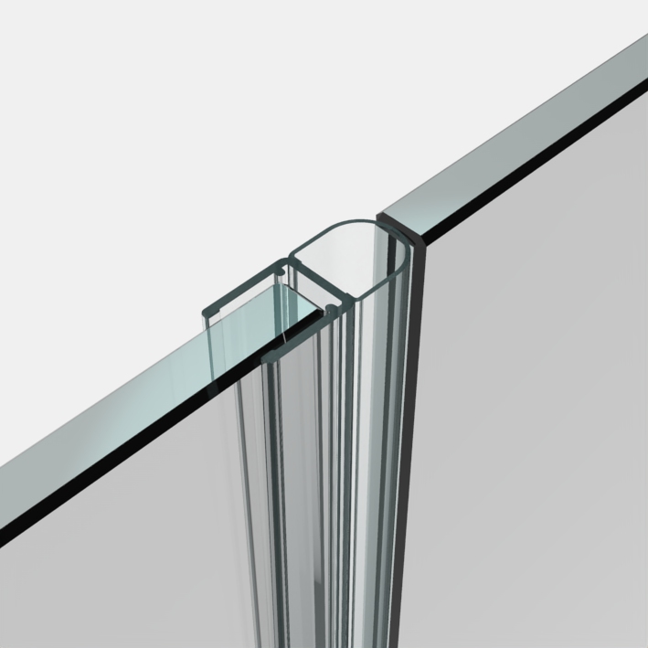 Tätningslist för 6/8 mm, transparent