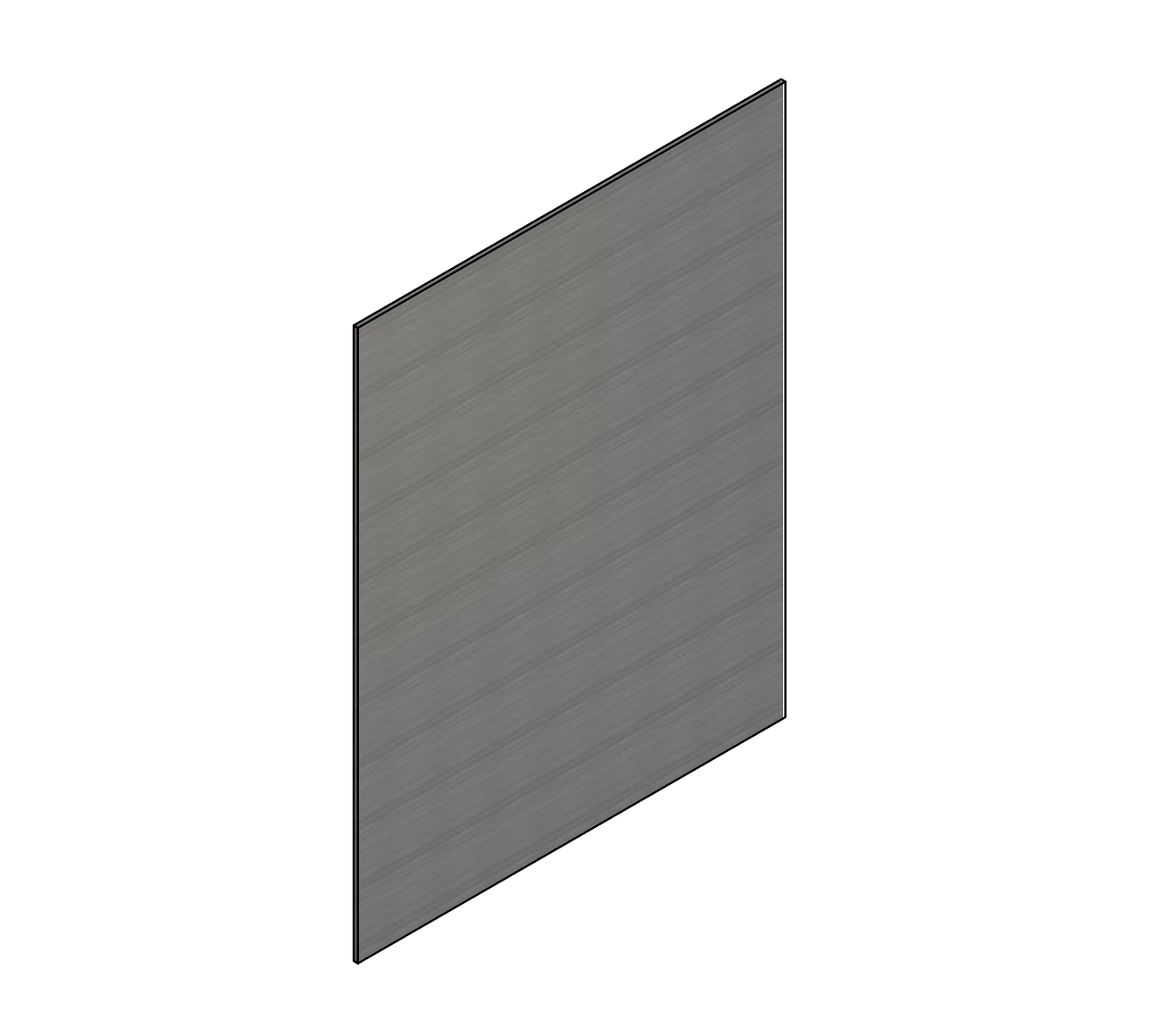 Packning för montering av beslag, 90×70×0,7 mm