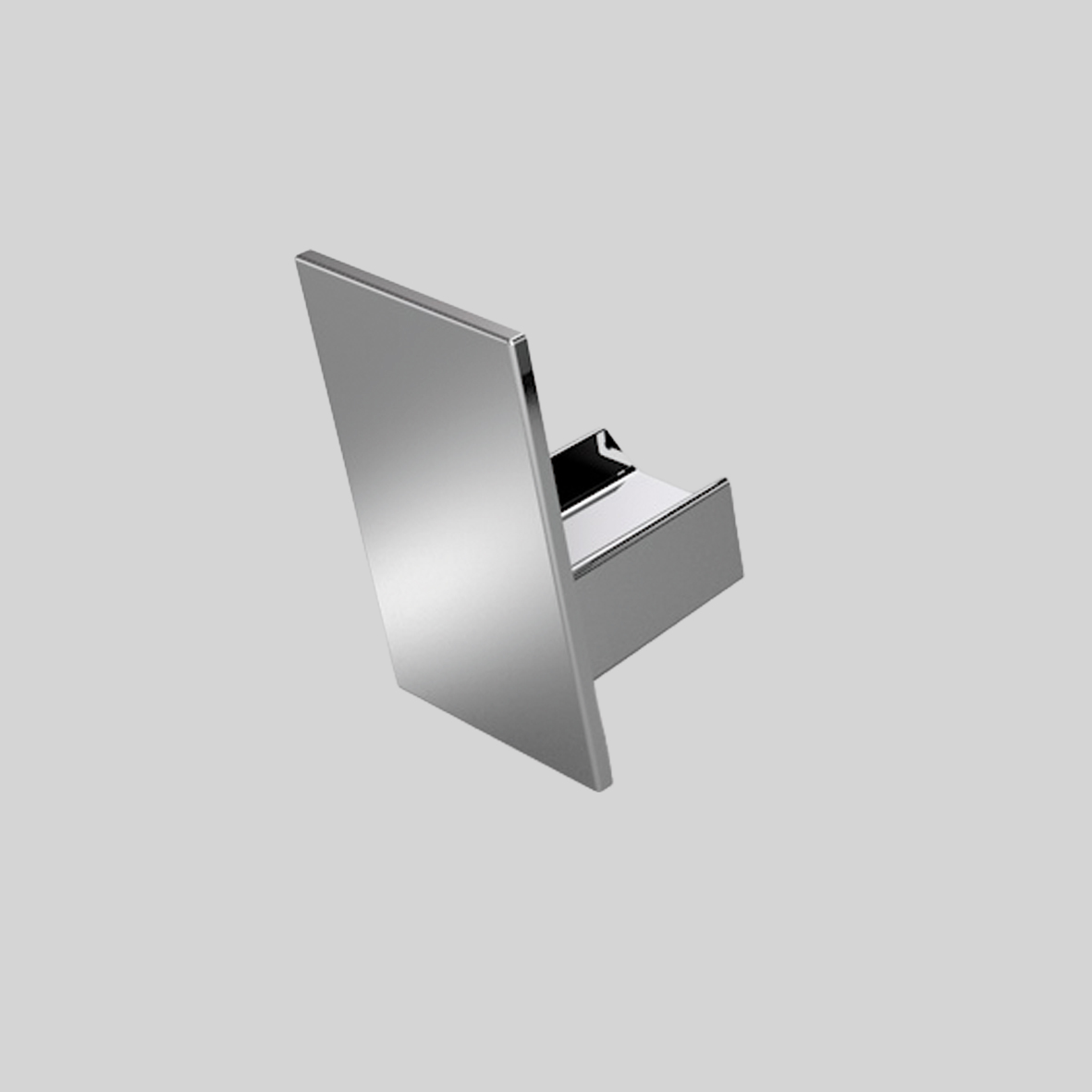 Ändlock till klämprofil 8884, för 10 mm glas, transparent
