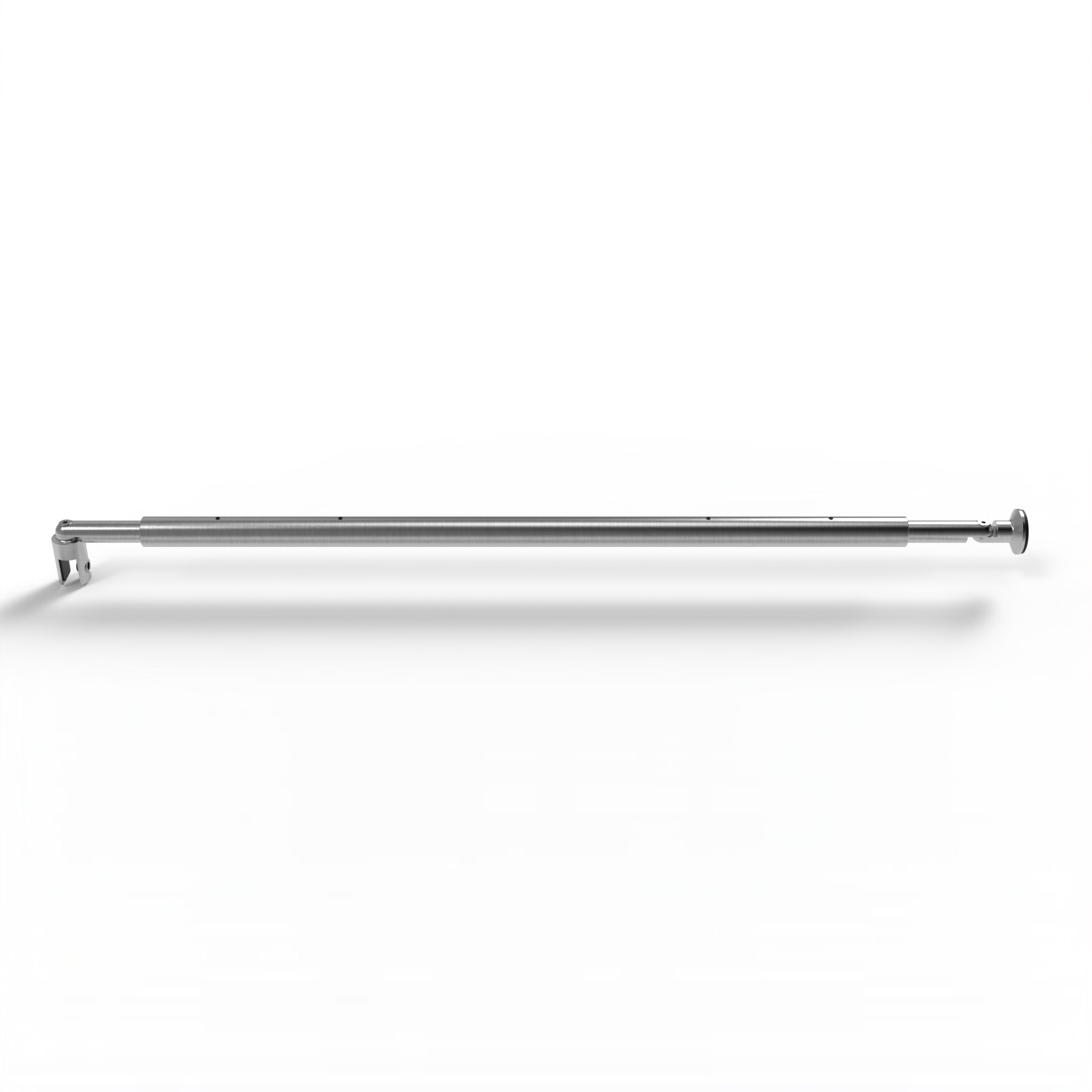 Stabiliseringsstag glas–vägg, justerbar