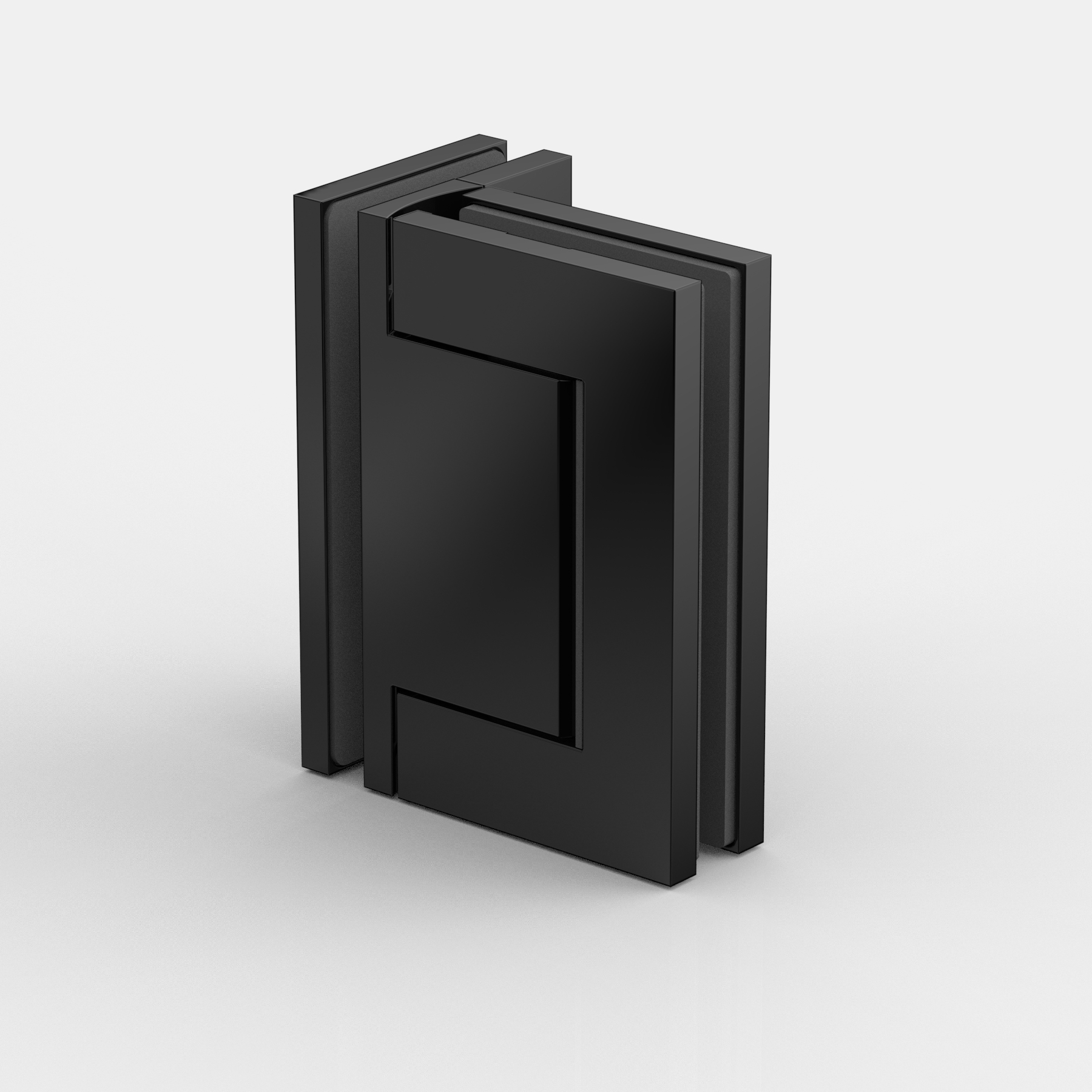Pendelgångjärn, glas-glas 90°