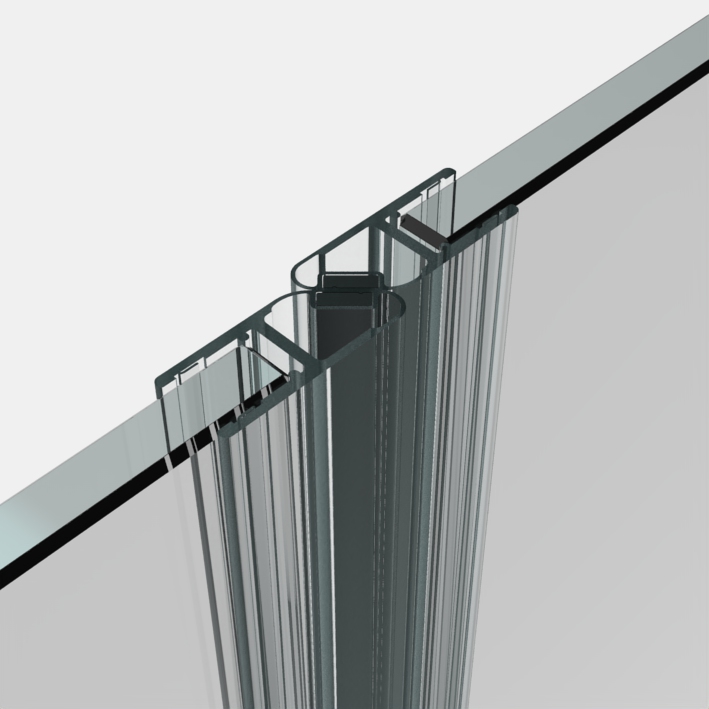 Magnetprofilset för 180° (2×90°)