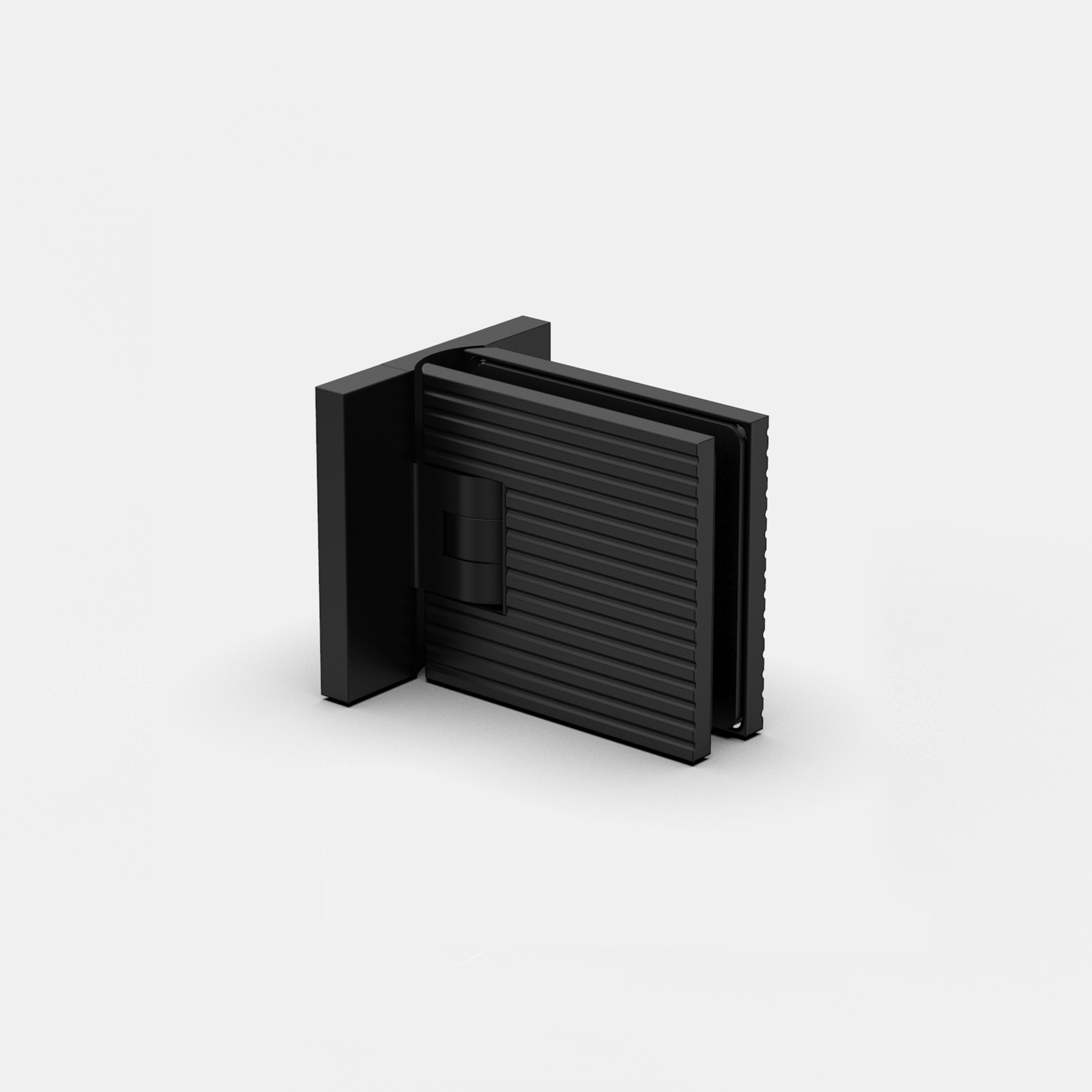 Pendelgångjärn glas‑vägg 90°