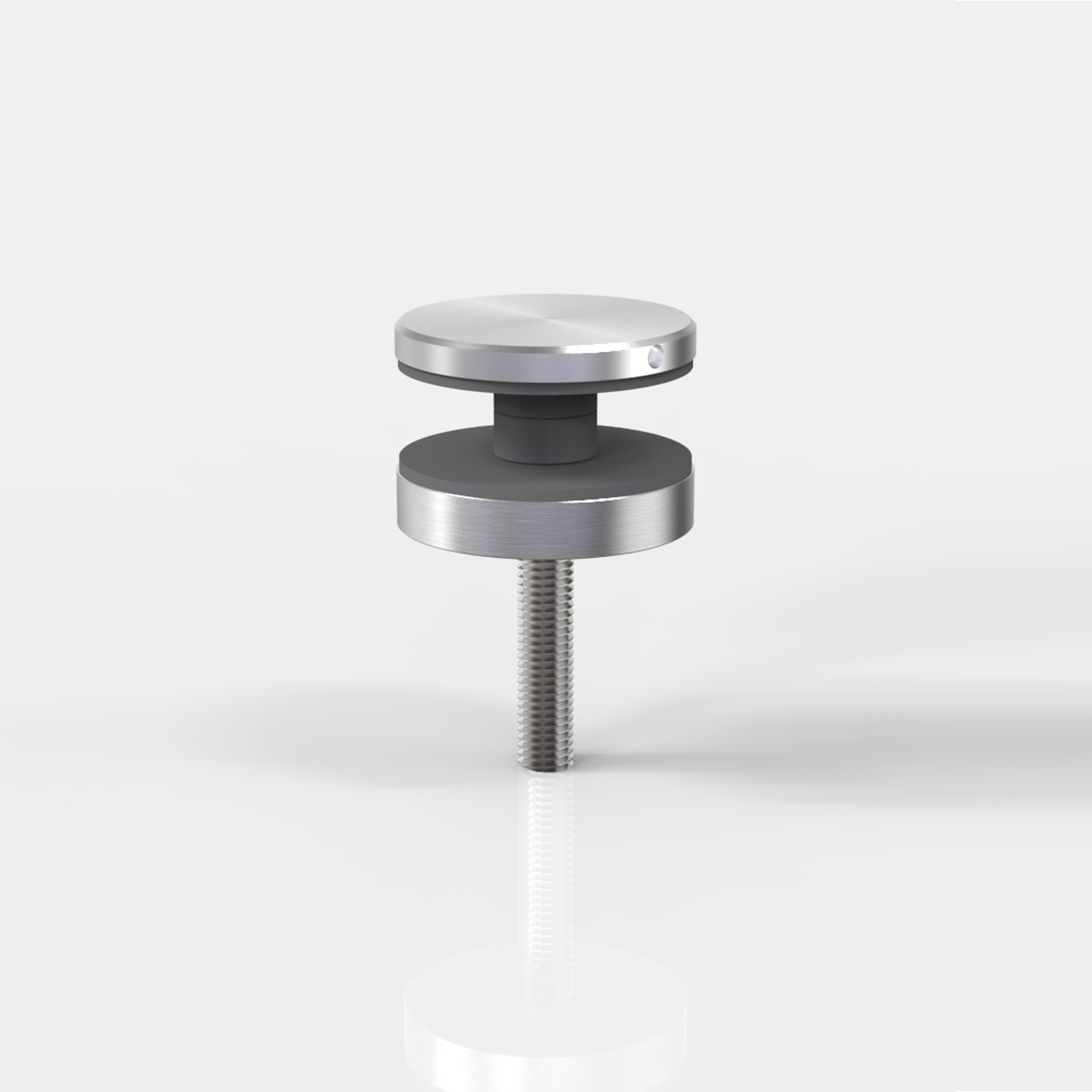 Punktfäste Ø52 mm, höjt huvud för 12–21,52 mm glas