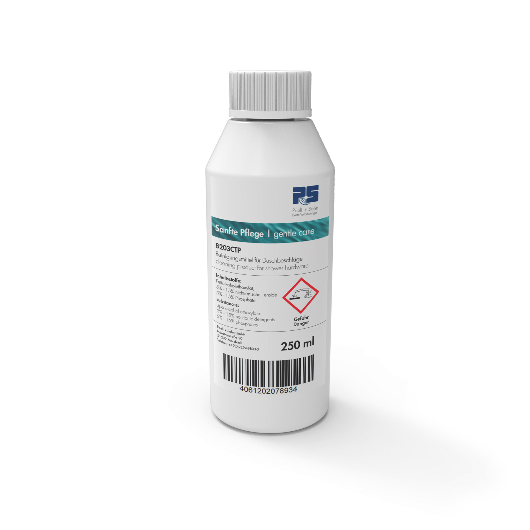 Rengöringsmedel för duschgångjärn, 250 ml