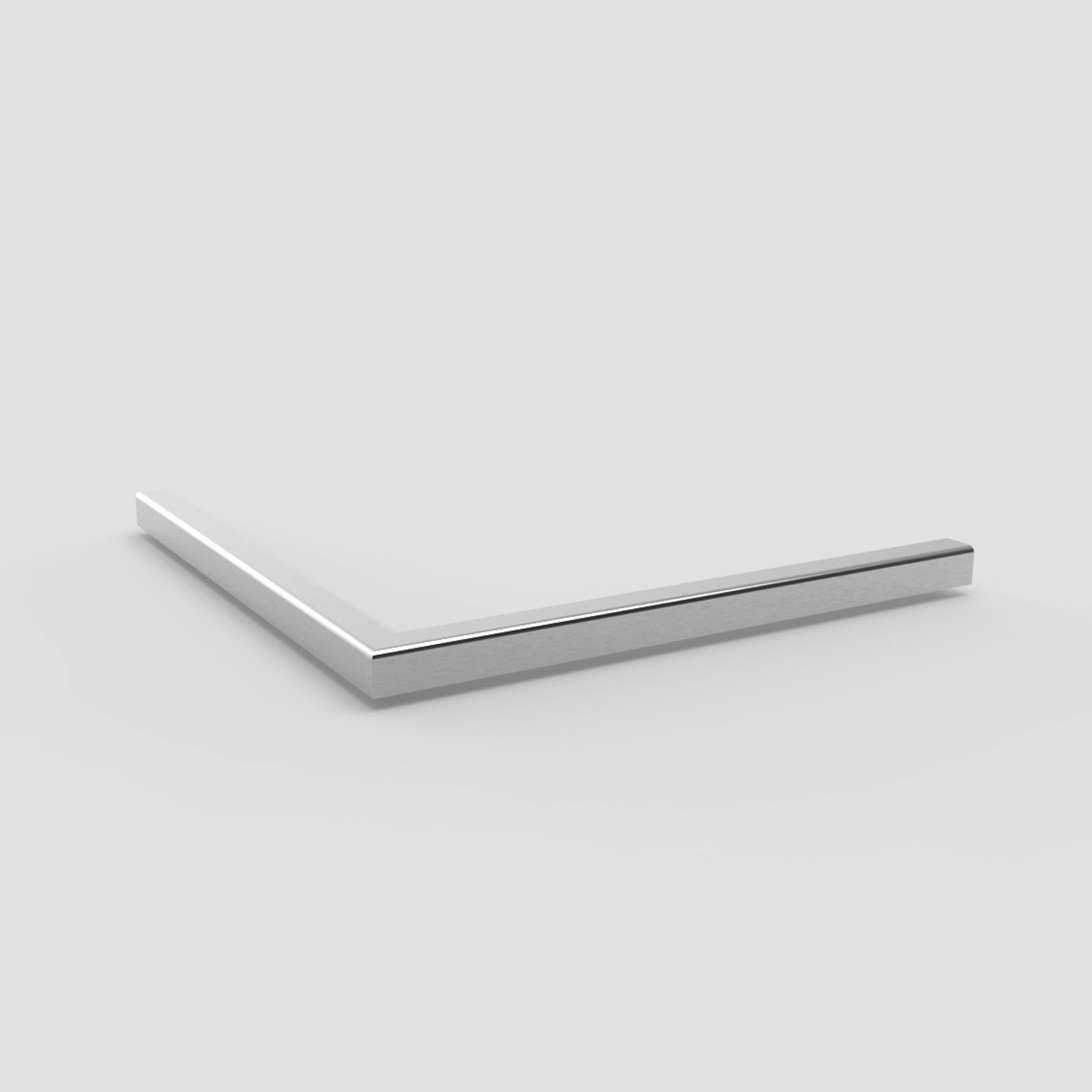 U‑profil 30×27×3 mm, hörn 90°, 450×450 mm