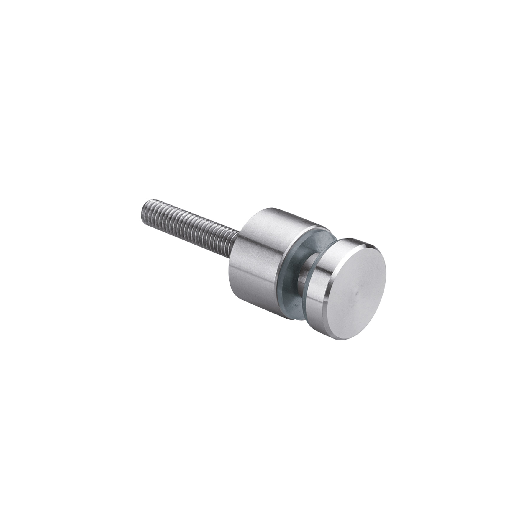 Punktfäste Ø16 mm, höjt huvud, rostfritt stål 304, för 4–6 mm glas, M5×40