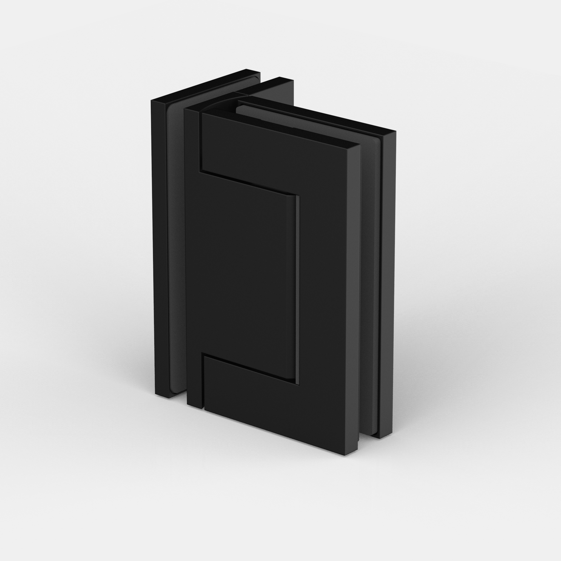 Pendelgångjärn, glas-glas 90°