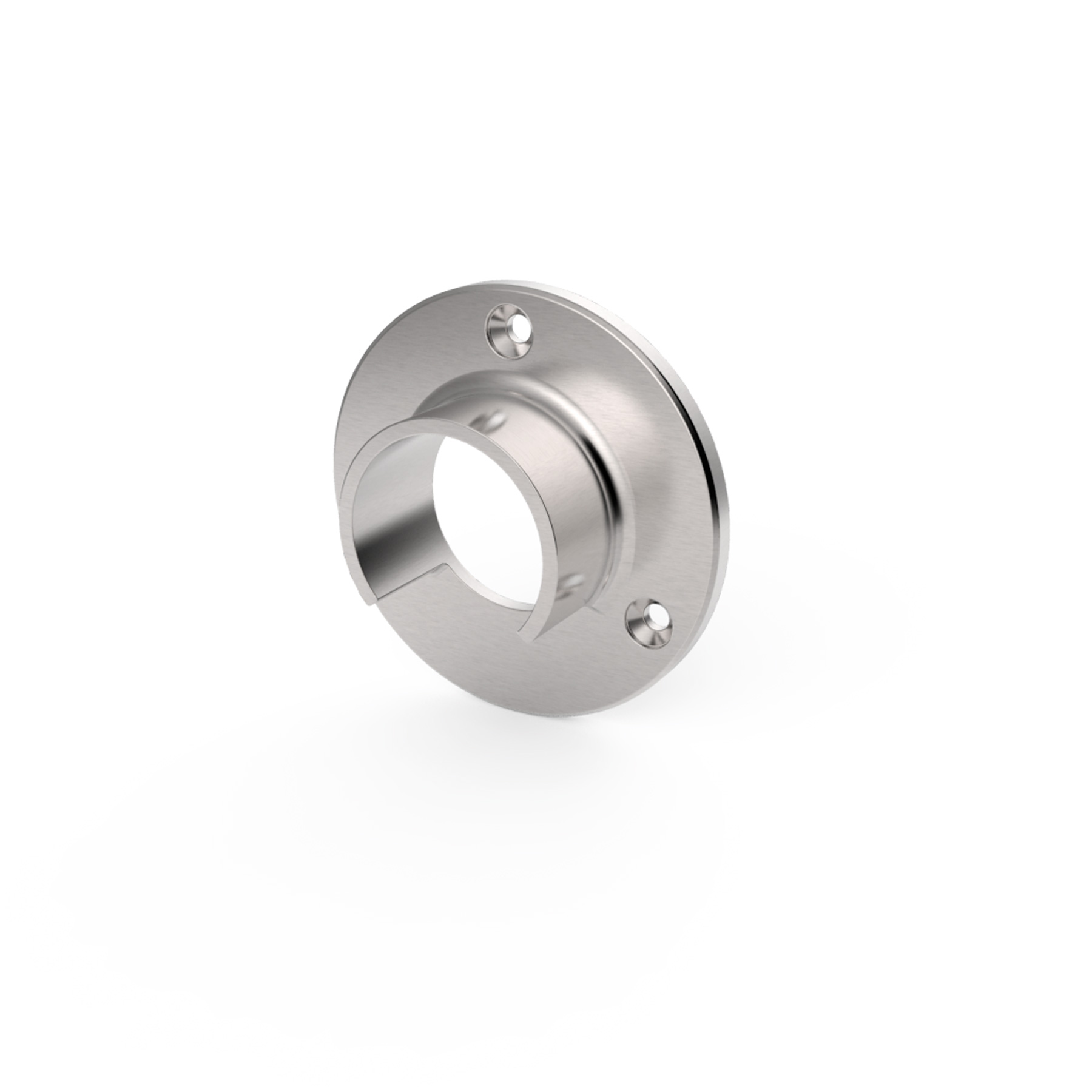 Vägganslutning för handledare Ø42,4 mm (A2), ø90x30 mm