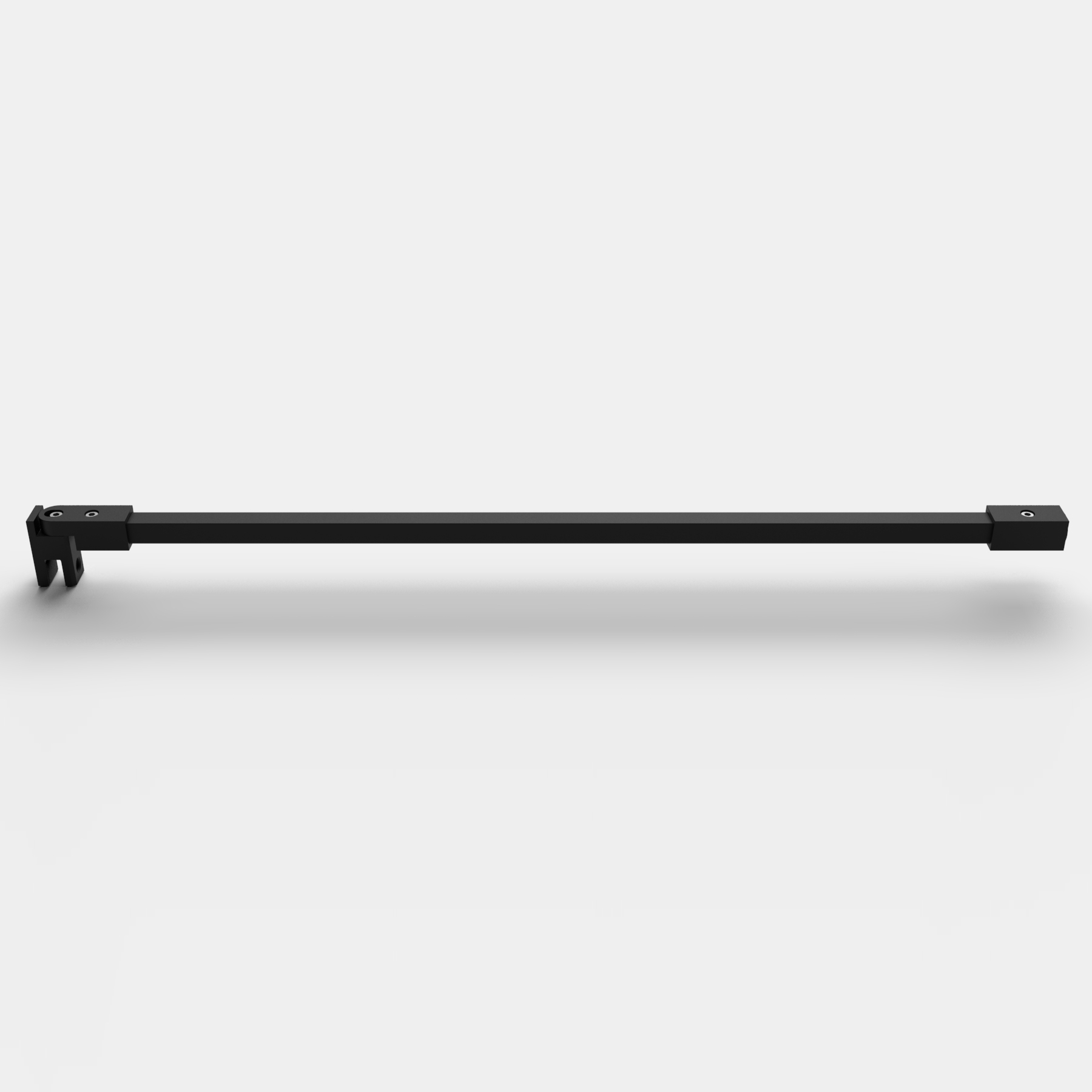Stabiliseringsstag glas–vägg