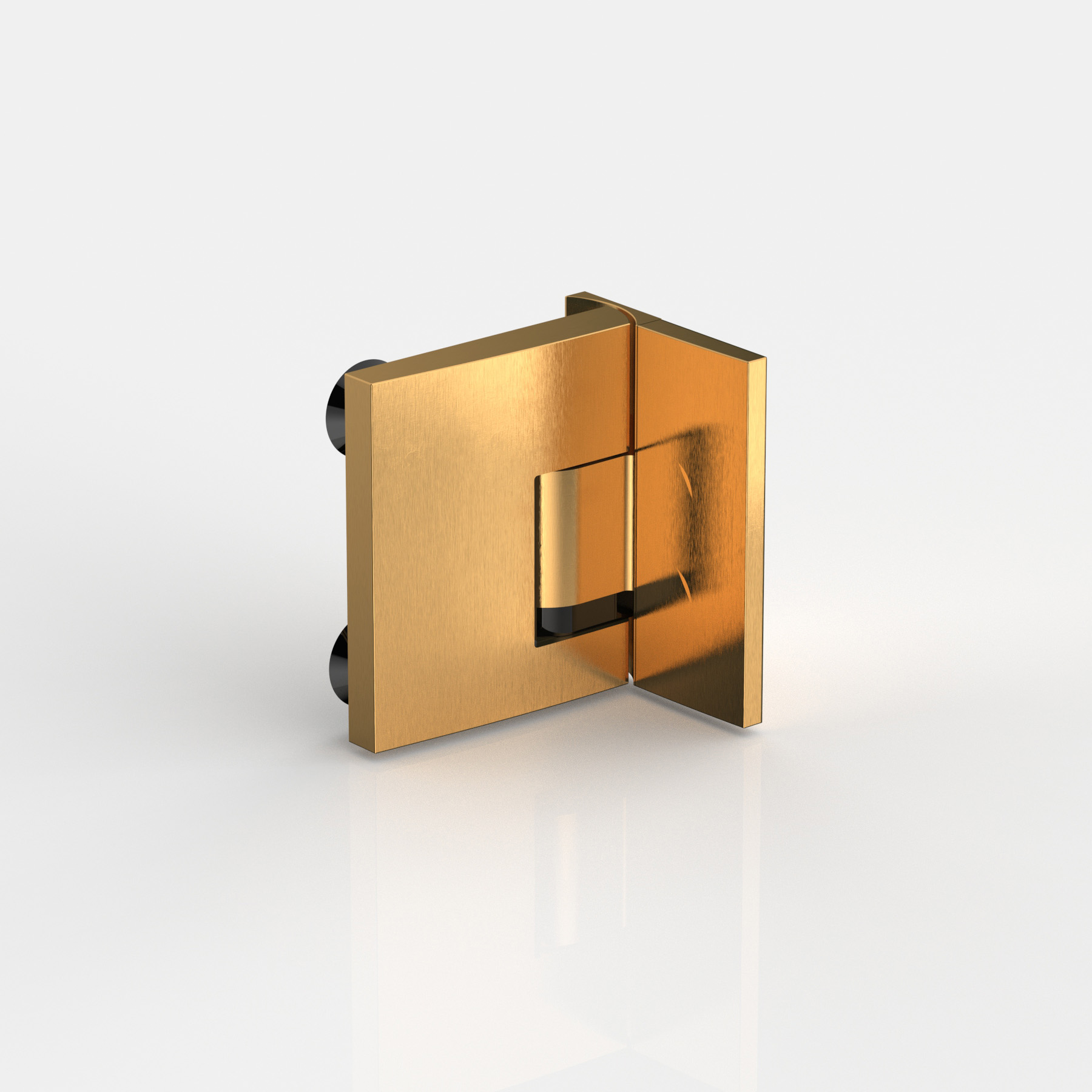 Pendelgångjärn glas–vägg 90°