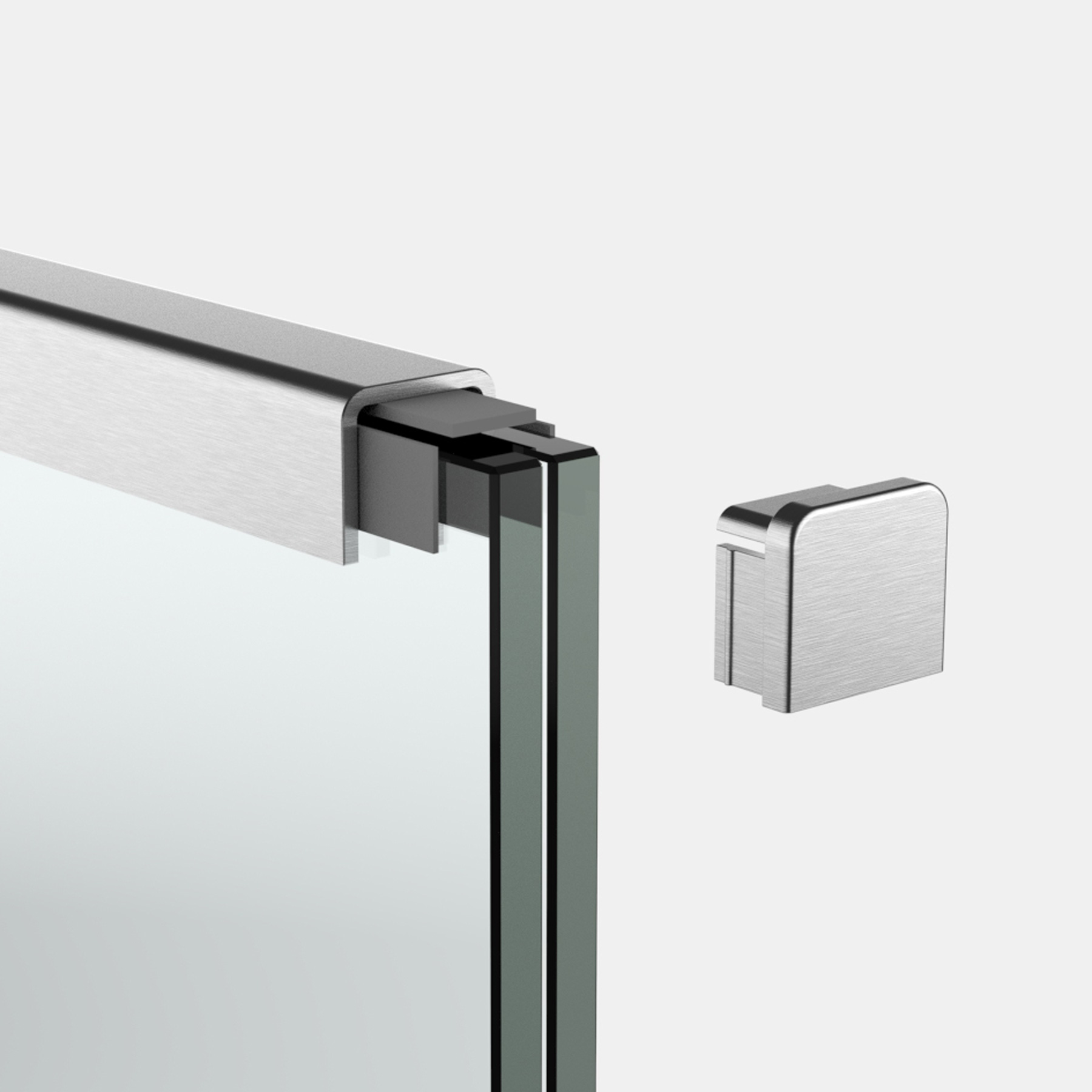 Ändlock till U-profil 30x27x3 mm