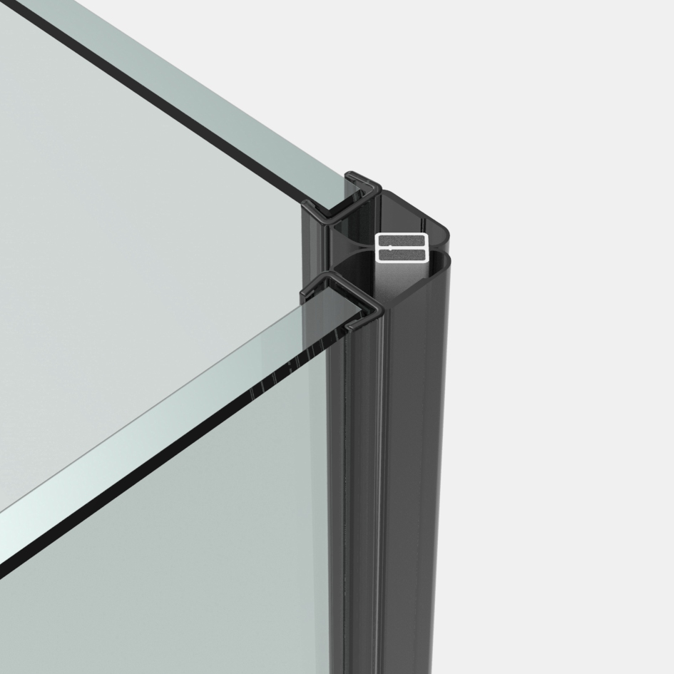 Magnetprofilset för 90° (2×45°)