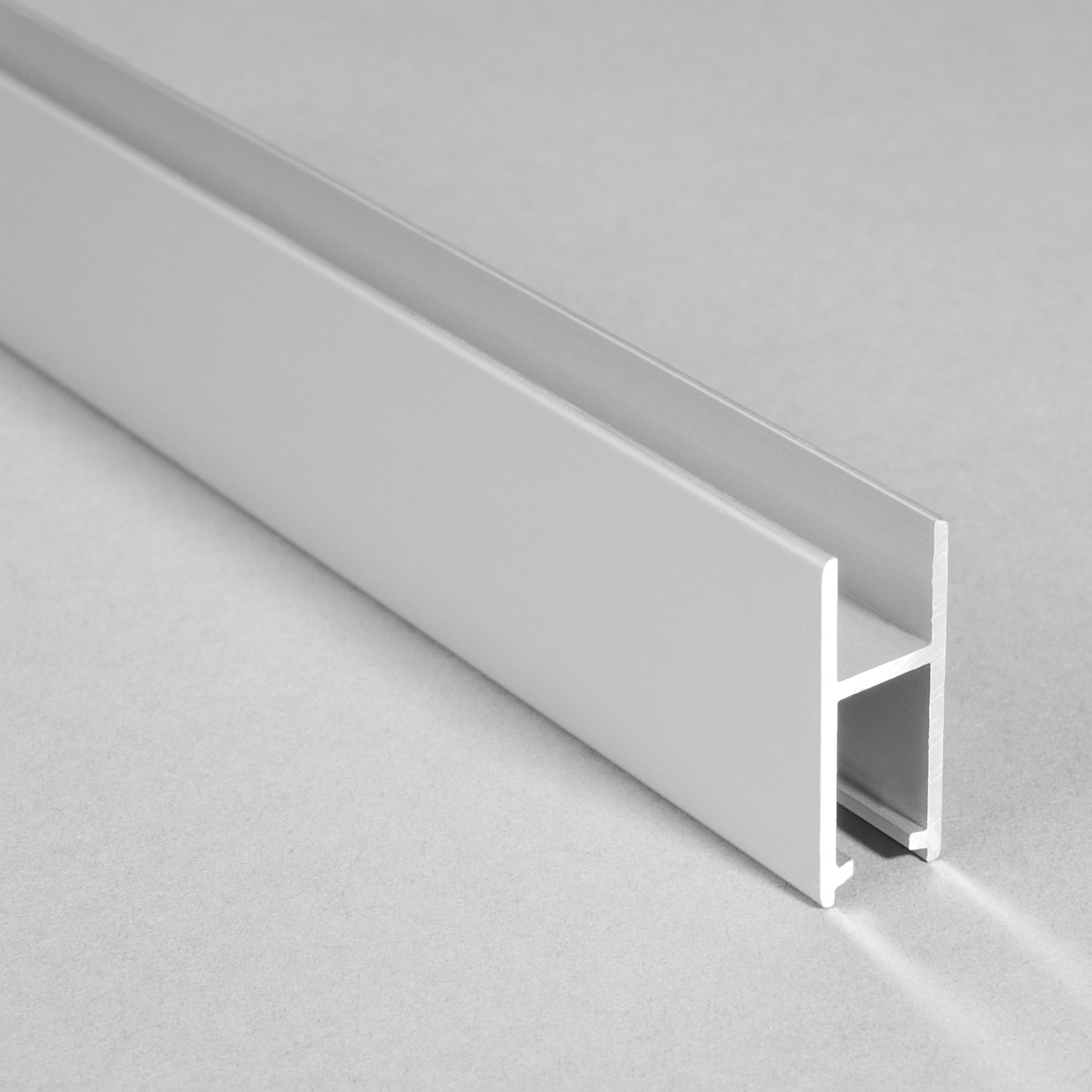 Skjutdörrbeslag, naturfärg, för 5–6 mm glas