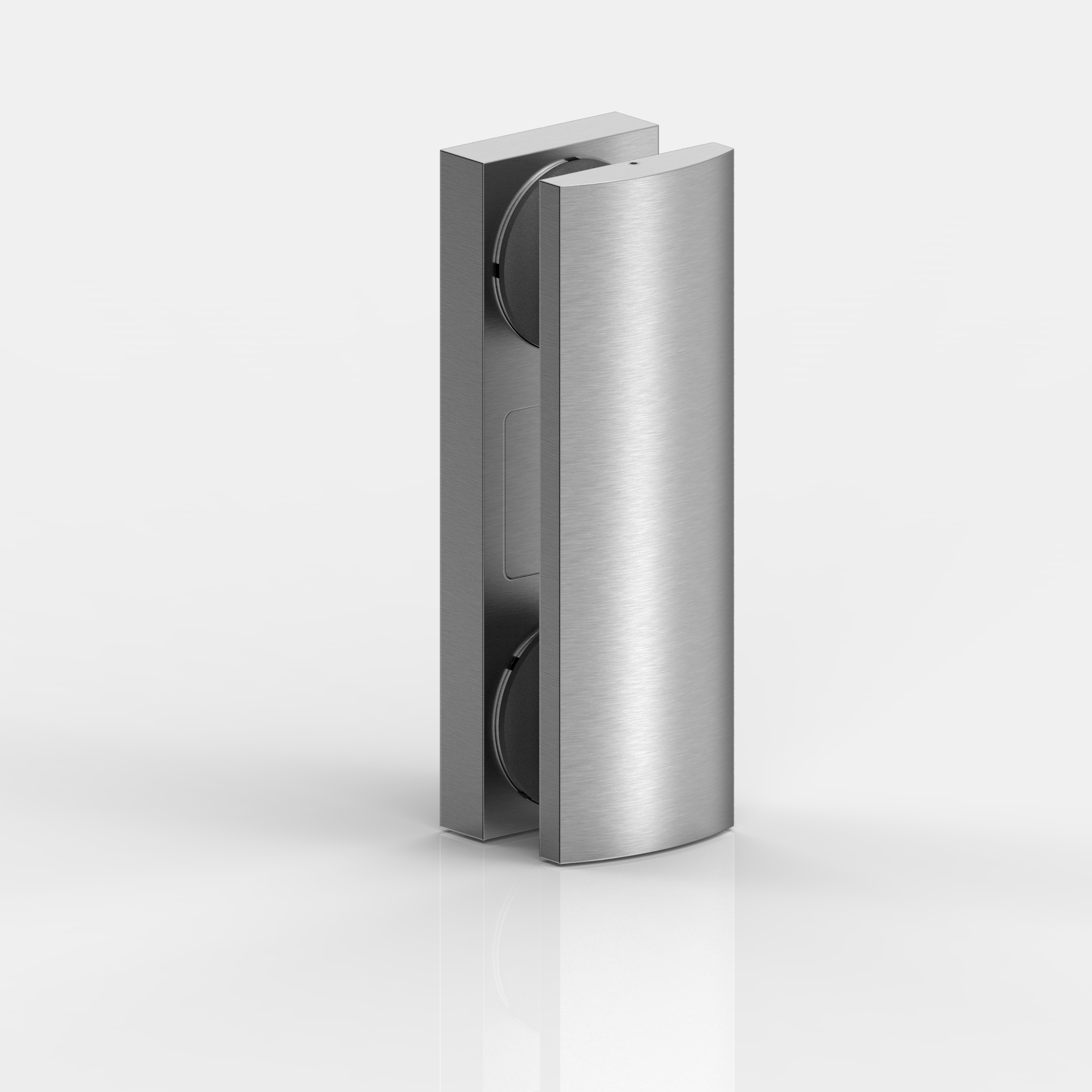 Dubbelt punktfäste 185×60,4 mm, vinklat utförande