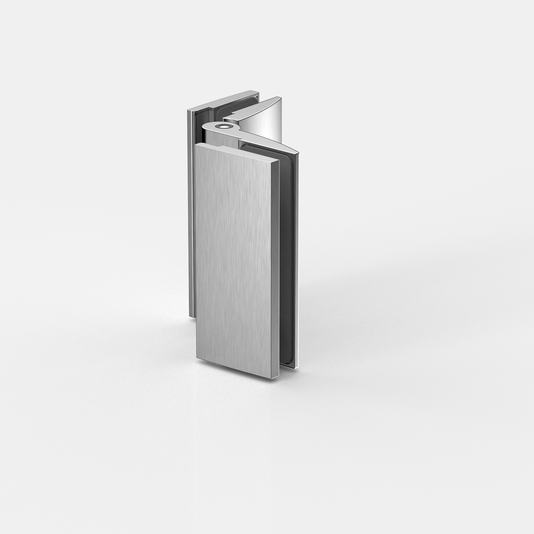 Anslagsgångjärn glas‑glas 90°